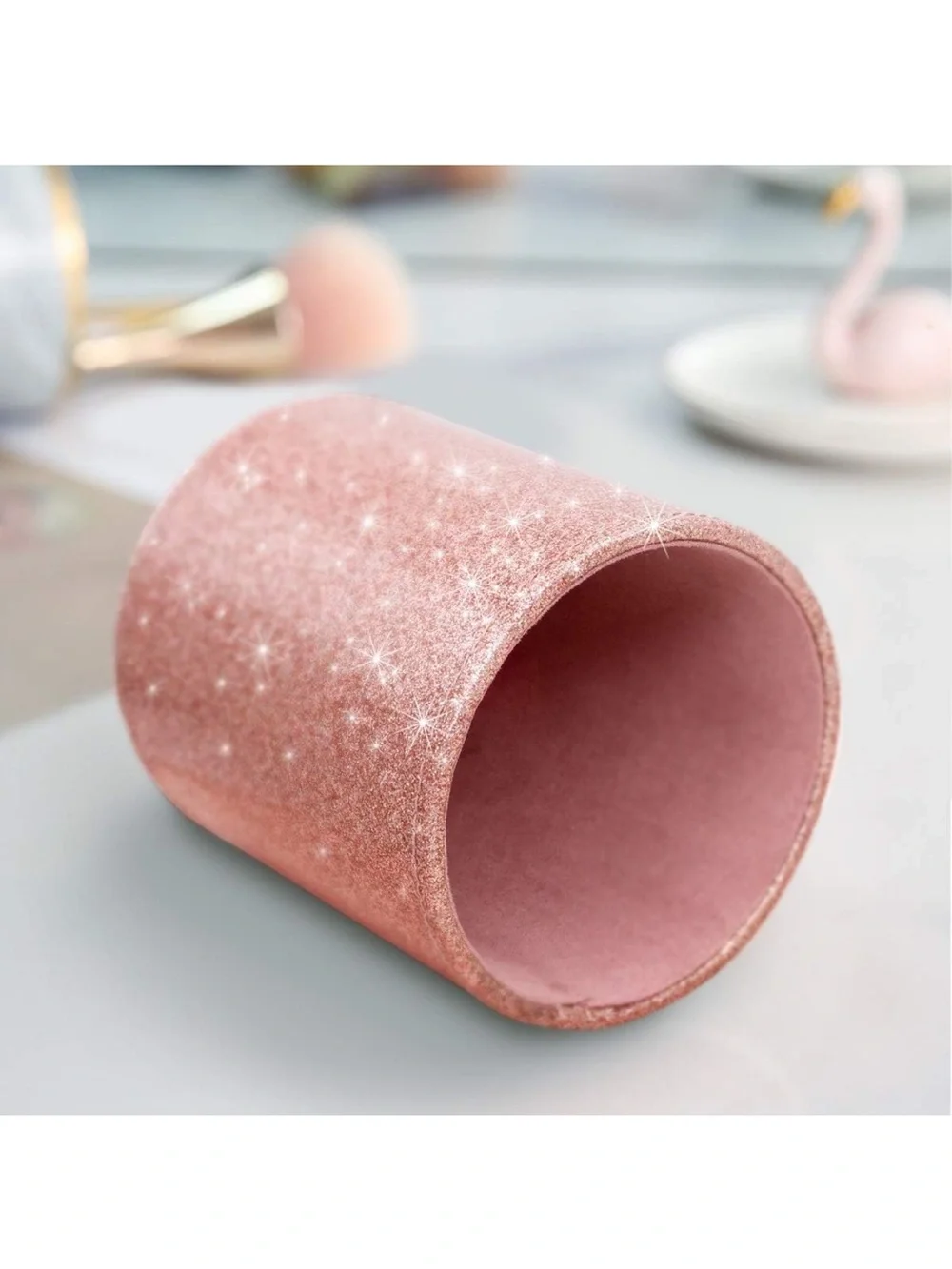 Glitter Desk Pen Holder makeup brush holder